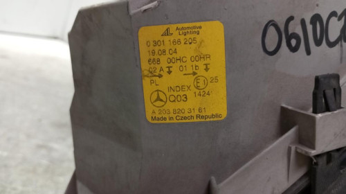 FARO IZQUIERDO Mercedes-Benz CLASE C (BM 203) BERLINA 