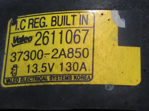  ALTERNADOR, HYUNDAI, I30 (GD) 
