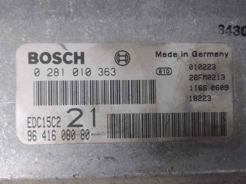 CENTRALITA MOTOR UCE PEUGEOT 406 BREAK (S1/S2) 