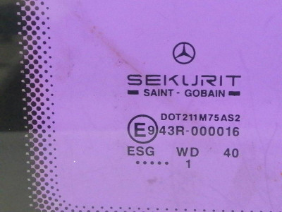 LUNA CUSTODIA TRASERA IZQUIERDA, MERCEDES-BENZ, VITO KOMBI (638)