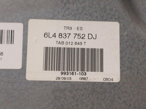  ELEVALUNAS DELANTERO DERECHO SEAT CORDOBA BERLINA (6L2) 