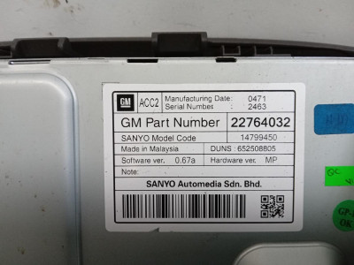 PANTALLA MULTIFUNCION, OPEL, INSIGNIA BERLINA