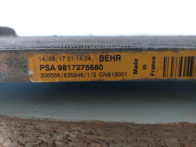 CONDENSADOR / RADIADOR AIRE ACONDICIONADO, PEUGEOT, 3008