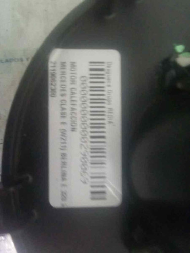 MOTOR CALEFACCION Mercedes-Benz CLASE E (BM 211) BERLINA 