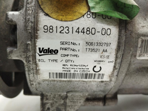  COMPRESOR AIRE ACONDICIONADO Citroen C4 PICASSO/SPACETOURER 