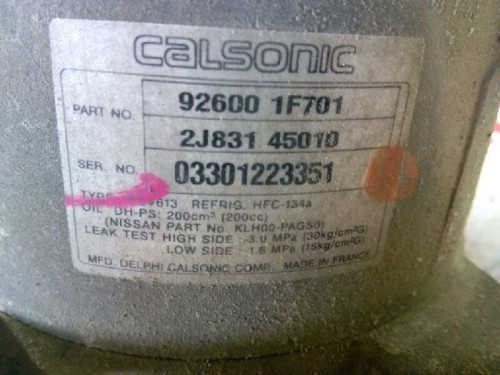 COMPRESOR AIRE ACONDICIONADO 