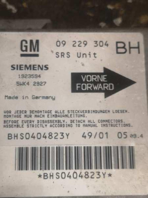 CENTRALITA AIRBAG, Opel, ASTRA G COUPE