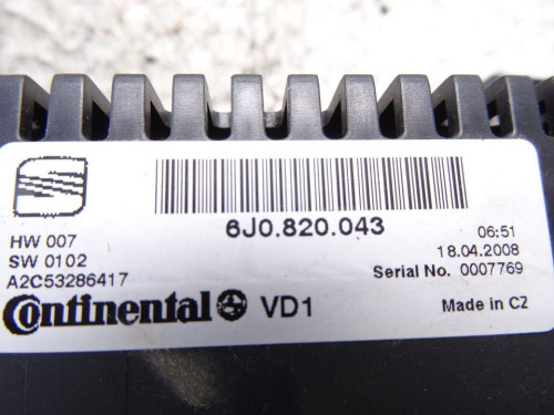  MANDO CLIMATIZADOR, SEAT, IBIZA BERLINA (6J5) 