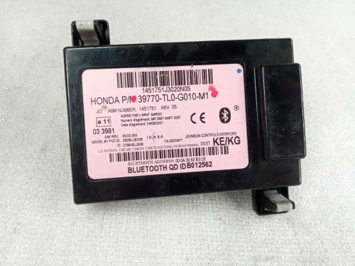  MODULO ELECTRONICO, HONDA, ACCORD TOURER (CW) 