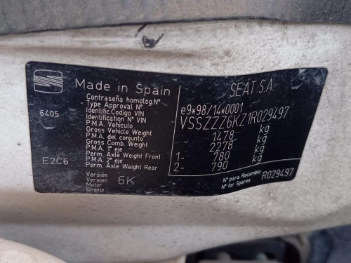  SEAT CORDOBA BERLINA (6K2) 