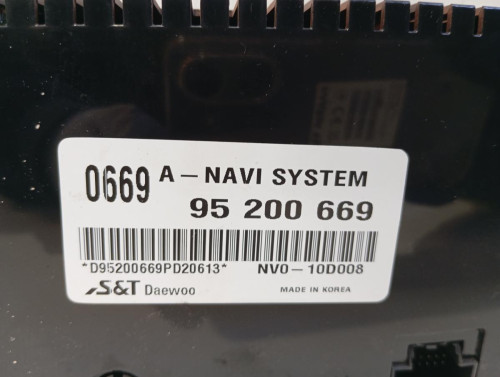  SISTEMA NAVEGACION GPS CHEVROLET CAPTIVA 