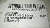  WARNING, FORD, KA (CCQ) 