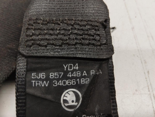  CINTURON SEGURIDAD TRASERO DERECHO Skoda FABIA COMBI (6Y5) 