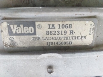 INTERCOOLER, VOLKSWAGEN, GOLF IV BERLINA (1J1)(10.1997)