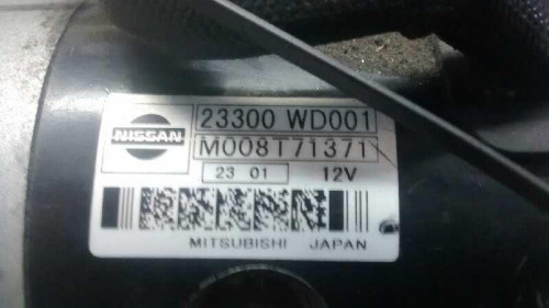  MOTOR ARRANQUE NISSAN ALMERA (N16/E) 