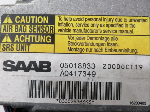  CENTRALITA AIRBAG SAAB 9-3 COUPÉ 