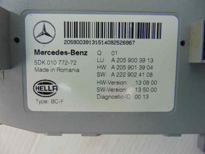 CAJA RELES / FUSIBLES, MERCEDES-BENZ, CLASE C (BM 205) BERLINA