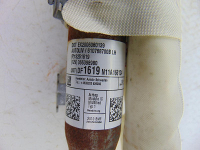AIRBAG CORTINA DELANTERO IZQUIERDO, OPEL, ASTRA J BERLINA 5P