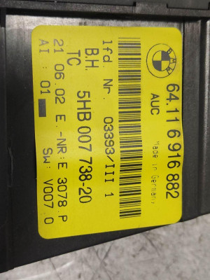 MANDO CALEFACCION / AIRE ACONDICIONADO, BMW, SERIE 3 BERLINA (E46)