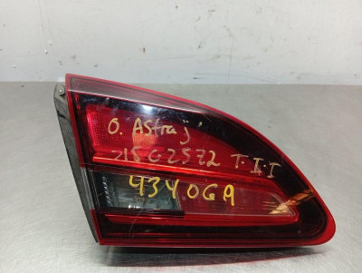 PILOTO TRASERO IZQUIERDO INTERIOR, OPEL, ASTRA J BERLINA 5P