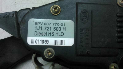 POTENCIOMETRO PEDAL, VOLKSWAGEN, NEW BEETLE BERLINA (9C1/1C1)