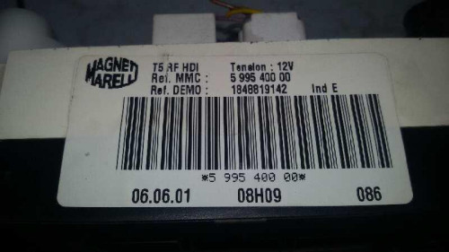 MANDO CALEFACCION / AIRE ACONDICIONADO PEUGEOT 307 (S1)(04.2001) 
