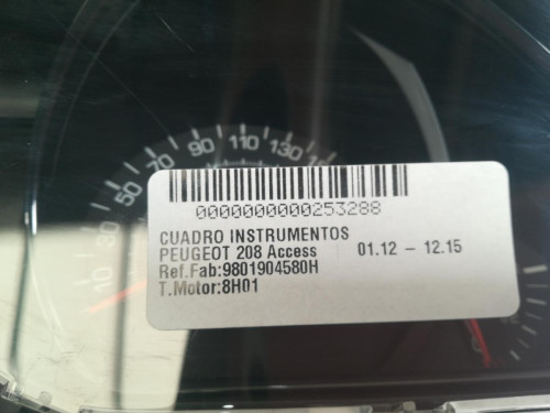  CUADRO INSTRUMENTOS Peugeot 208 