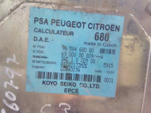 MODULO ELECTRONICO CITROEN C3 
