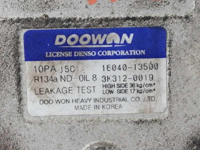 COMPRESOR AIRE ACONDICIONADO, HYUNDAI, ELANTRA (XD)