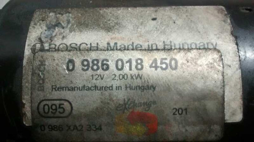  MOTOR ARRANQUE, FIAT, I DOBLÒ (119) 