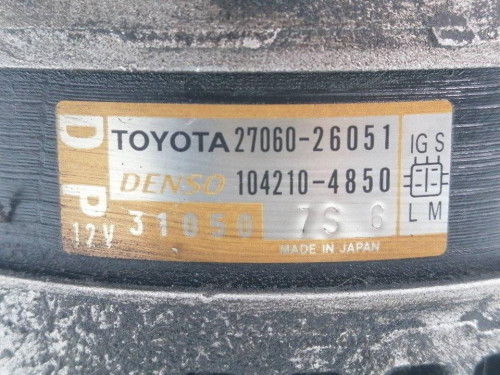  ALTERNADOR, TOYOTA, COROLLA (E15) 