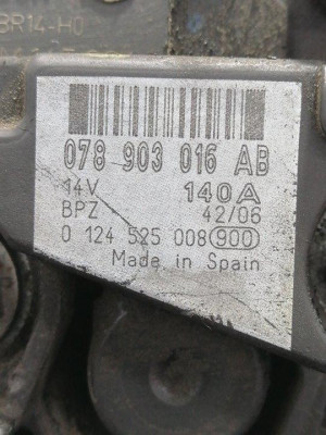 ALTERNADOR, AUDI, A4 BERLINA (8E)
