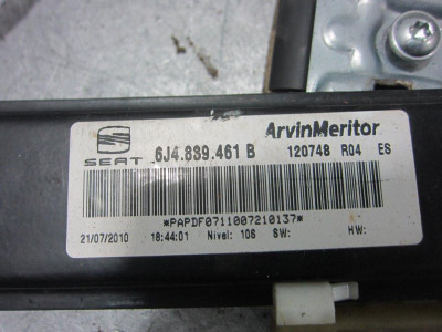ELEVALUNAS TRASERO IZQUIERDO, SEAT, IBIZA BERLINA (6J5)