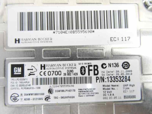  MODULO ELECTRONICO OPEL ASTRA J SPORTS TOURER 