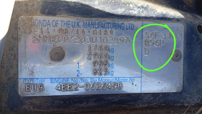 HONDA CIVIC 5 PUERTAS (EU7/8)