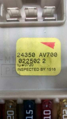 CAJA RELES / FUSIBLES, NISSAN, PRIMERA BERLINA (P12)