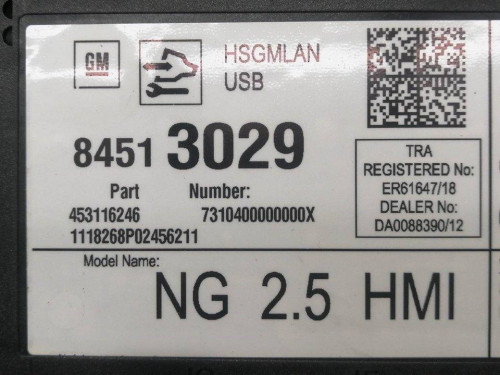  MODULO ELECTRONICO, OPEL, ASTRA K BERLINA 5P 