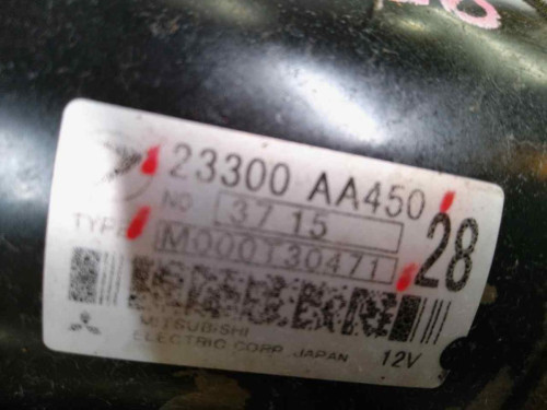  MOTOR ARRANQUE SUBARU FORESTER (S11/SG) 