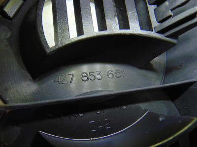 REJILLA DELANTERA, AUDI, ALLROAD QUATTRO QUATTRO (4B5)