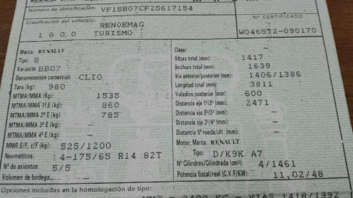  RENAULT CLIO II FASE II (B/CB0) 