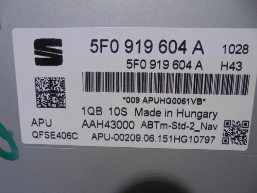 PANTALLA MULTIFUNCION SEAT LEON (5F1) 