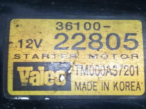  MOTOR ARRANQUE HYUNDAI ELANTRA (XD) 