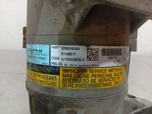  COMPRESOR AIRE ACONDICIONADO Renault SCENIC II (JM) 