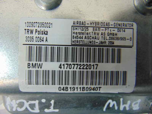  AIRBAG LATERAL TRASERO DERECHO BMW SERIE 7 (E65/E66) 