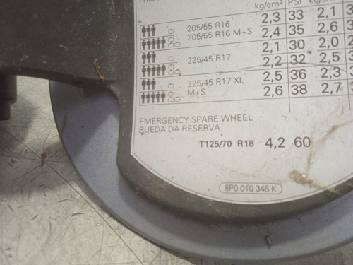  TAPA EXTERIOR COMBUSTIBLE Audi A3 (8P1) 