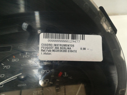  CUADRO INSTRUMENTOS, , 