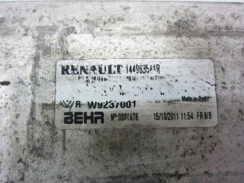  INTERCOOLER, RENAULT, SCENIC III (JZ) 