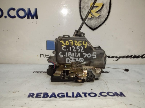  CERRADURA PUERTA DELANTERA IZQUIERDA, SEAT, IBIZA (6L1) 