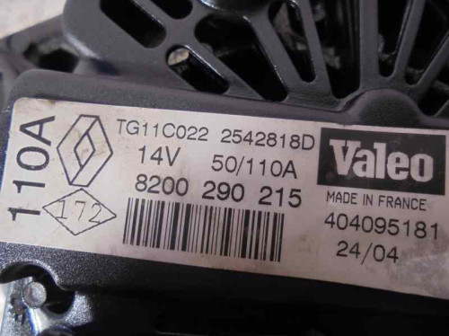  ALTERNADOR Renault MEGANE II GRANDTOUR 