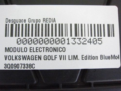  MODULO ELECTRONICO, VOLKSWAGEN, GOLF VII BERLINA (BQ1/BE2) 